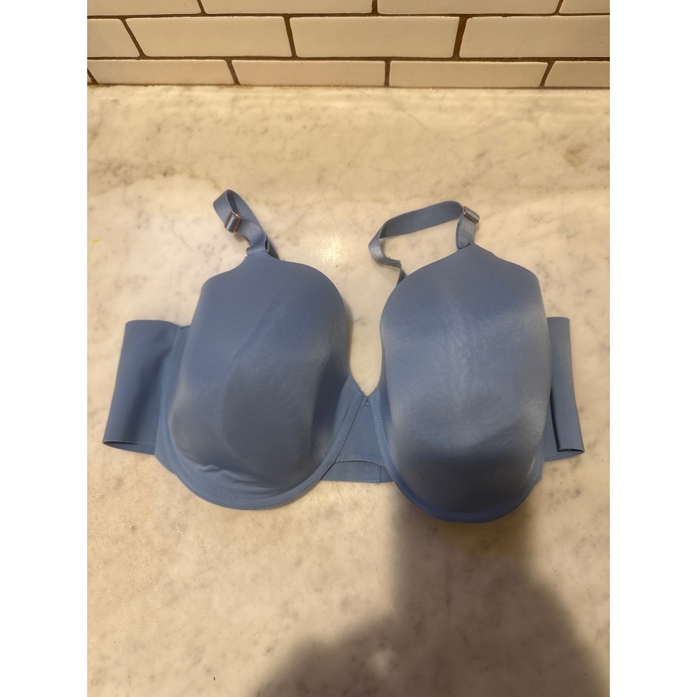 Soma Vanishing 360 Perfect Coverage Bra Full Coverage Blue 44D